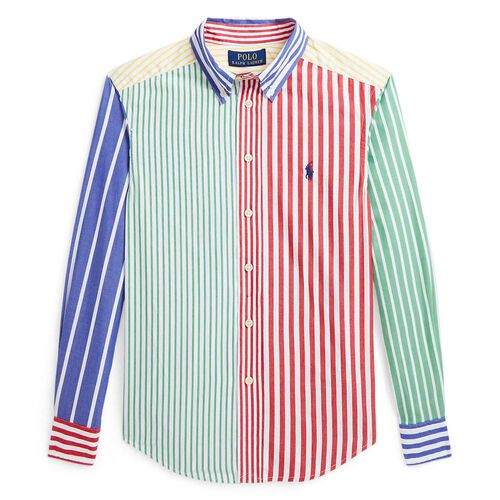 Polo Ralph Lauren Striped Cotton Poplin Fun Shirt